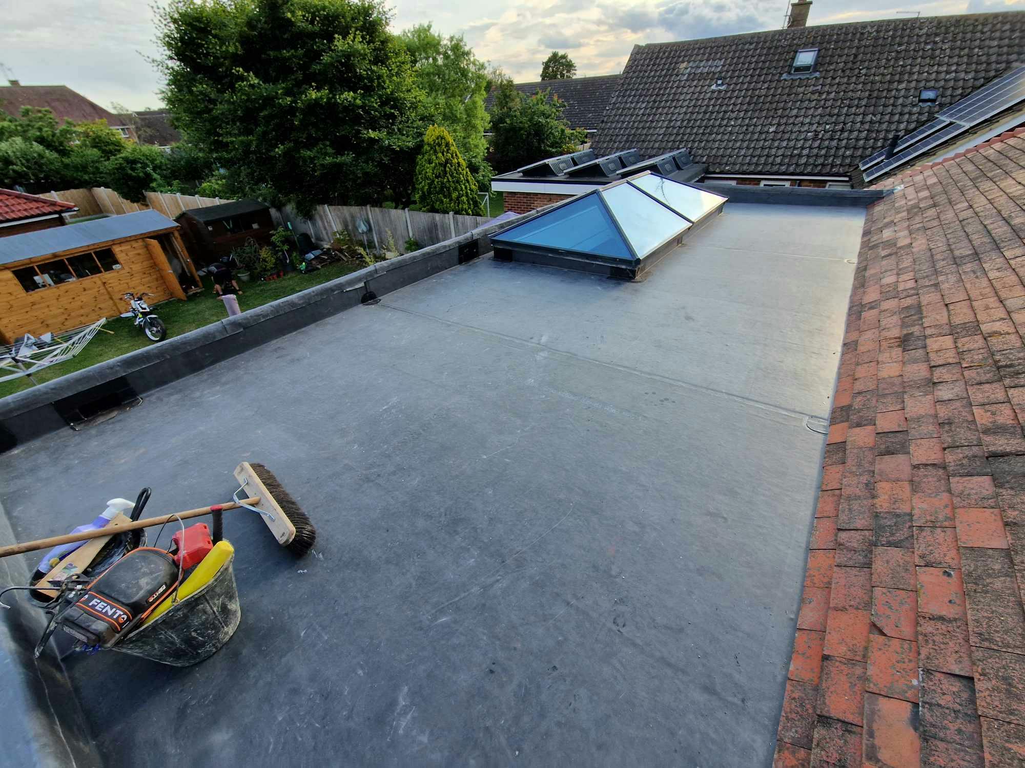 Flat Roofing (EPDM Rubber Roofing)